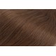 Clip in maxi set 63cm pravé lidské vlasy – REMY 240g – STŘEDNĚ HNĚDÁ